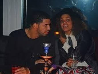 Samantha Fenty with her sister then-boyfriend, Drake.